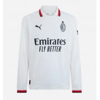 Pánský Fotbalový dres AC Milan 2024-25 Venkovní Dlouhý Rukáv